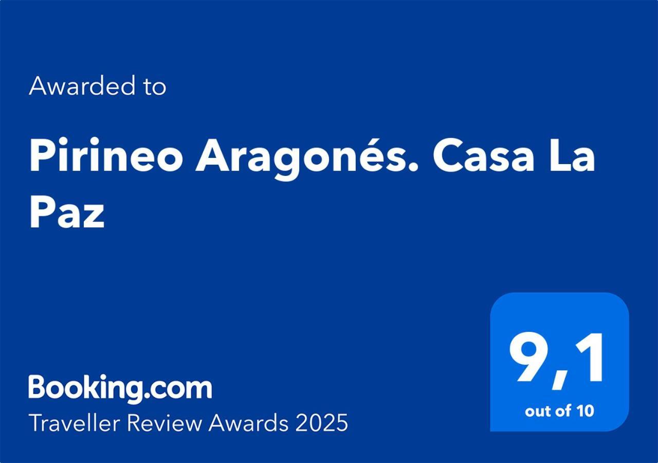 Willa Pirineo Aragones. Casa La Paz Sabiñánigo Zewnętrze zdjęcie