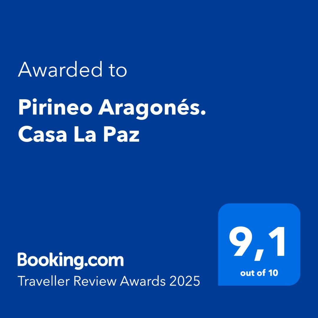 Willa Pirineo Aragones. Casa La Paz Sabiñánigo Zewnętrze zdjęcie